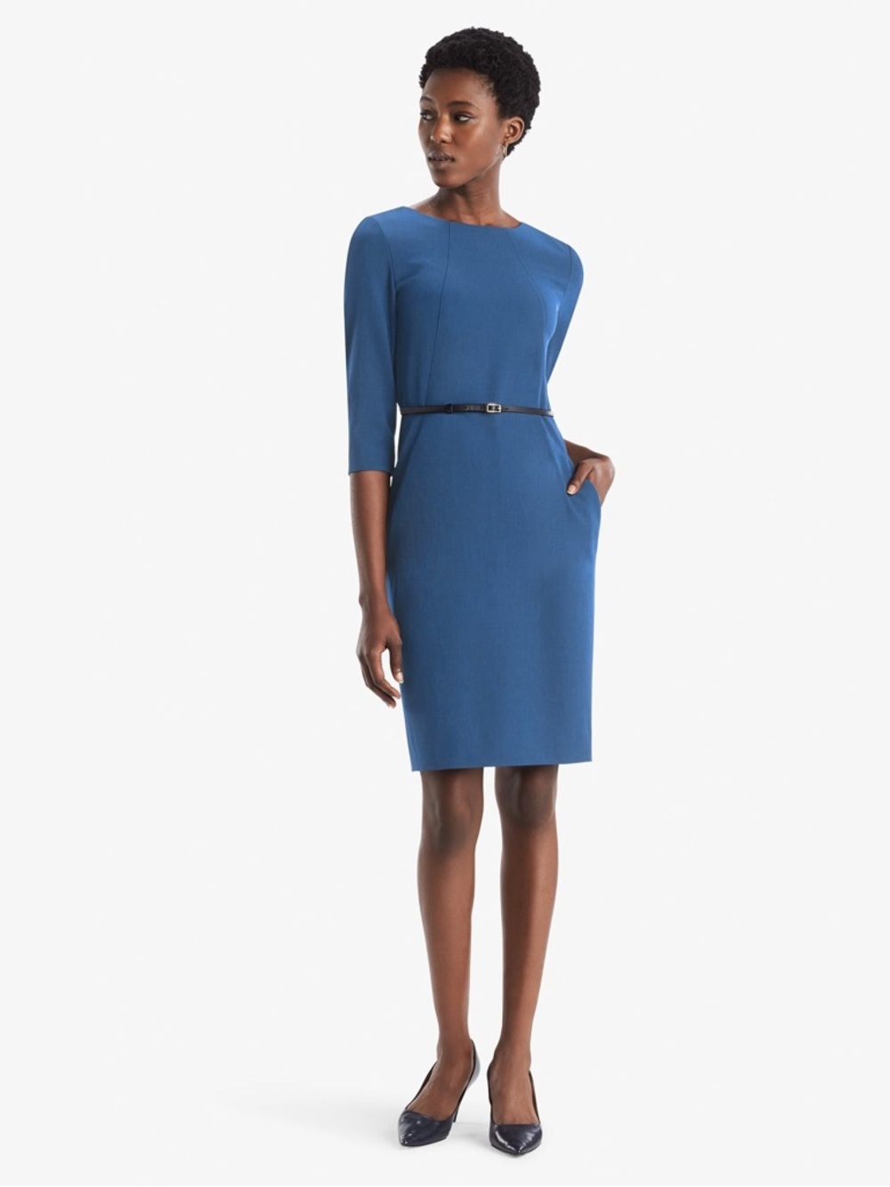 MM Lafleur The Etsuko Dress Pacific Blue Size 6